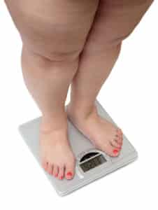 woman with fat legs